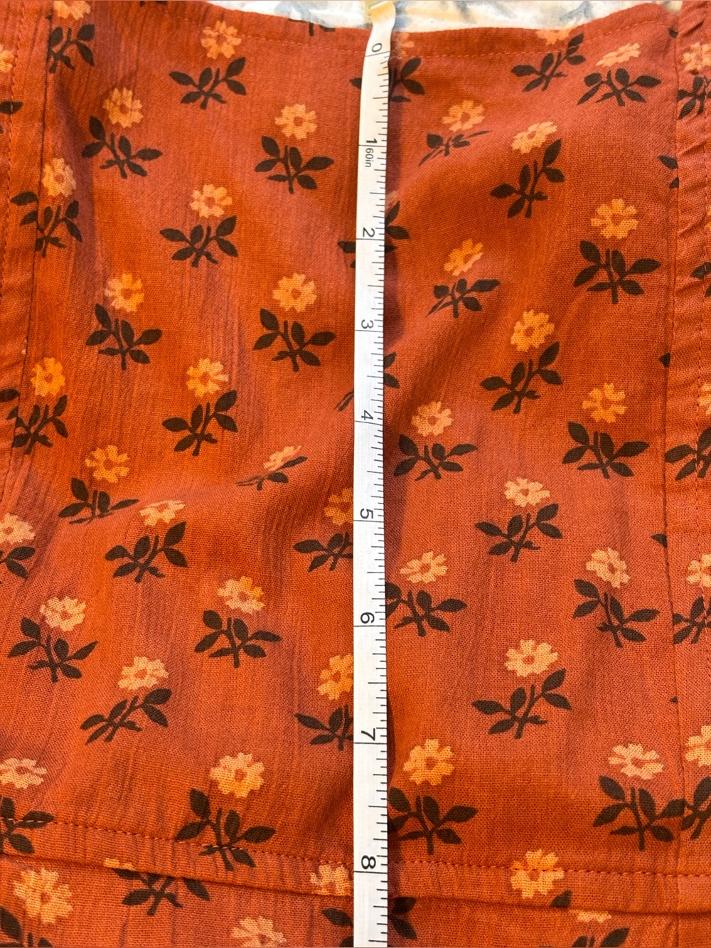 NWT Madewell Ruffle-Strap Tiered Midi Dress in Wild Calendula Block-Print Sz. XS - Picture 15 of 16